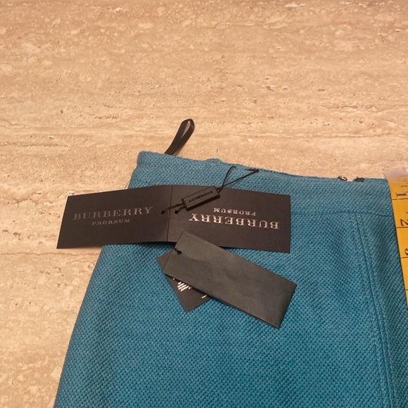 NWT Authentic Burberry Prorsum Teal Pencil Skirt, measurements in photos below. - Picture 7 of 14